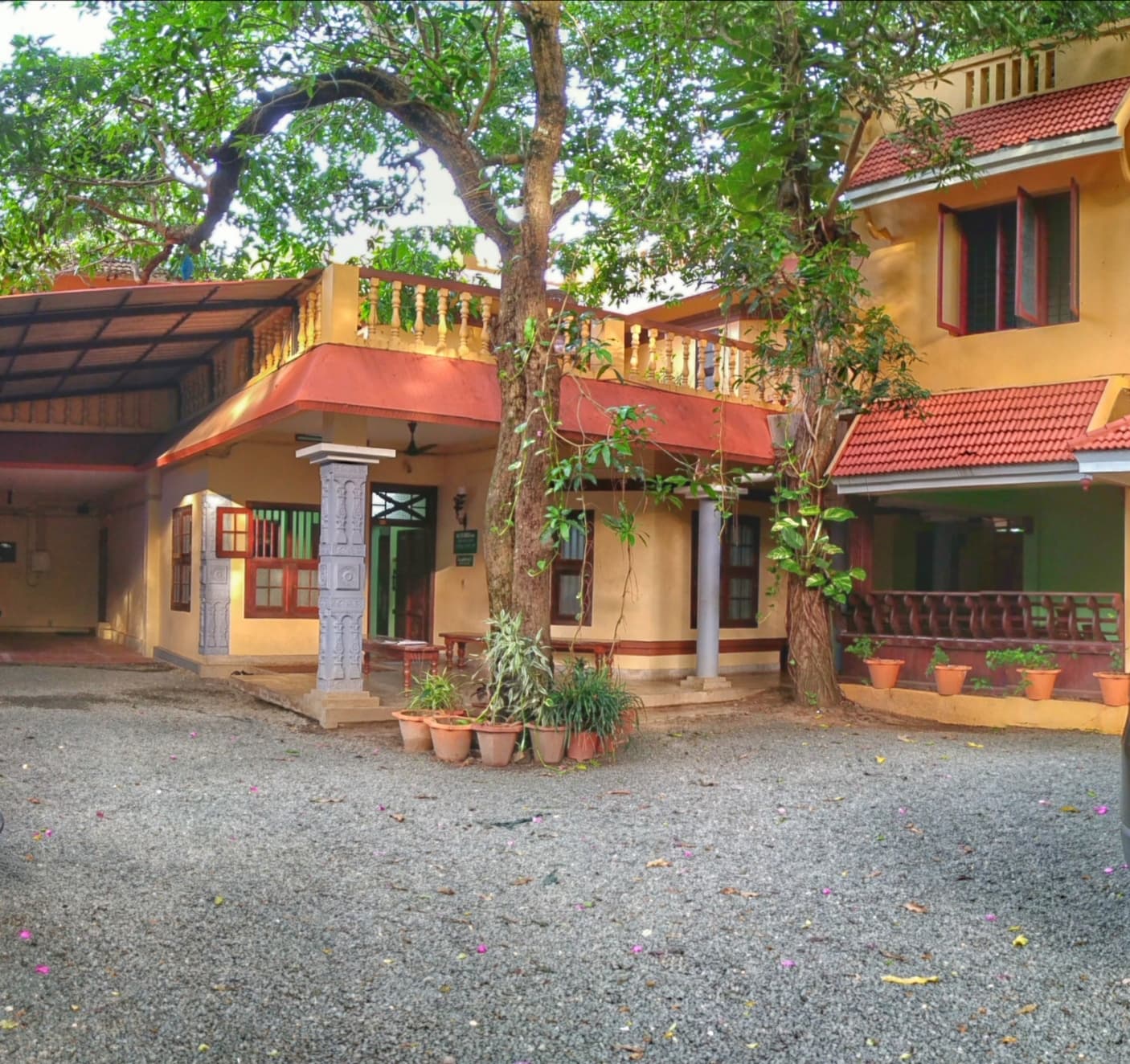 NABH certified Agasthya Ayurvedic Medical Centre building exterior in Kerala