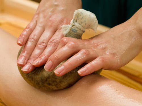 Jambeera Pinda Swedanam lemon bolus therapy for spondylosis and tennis elbow